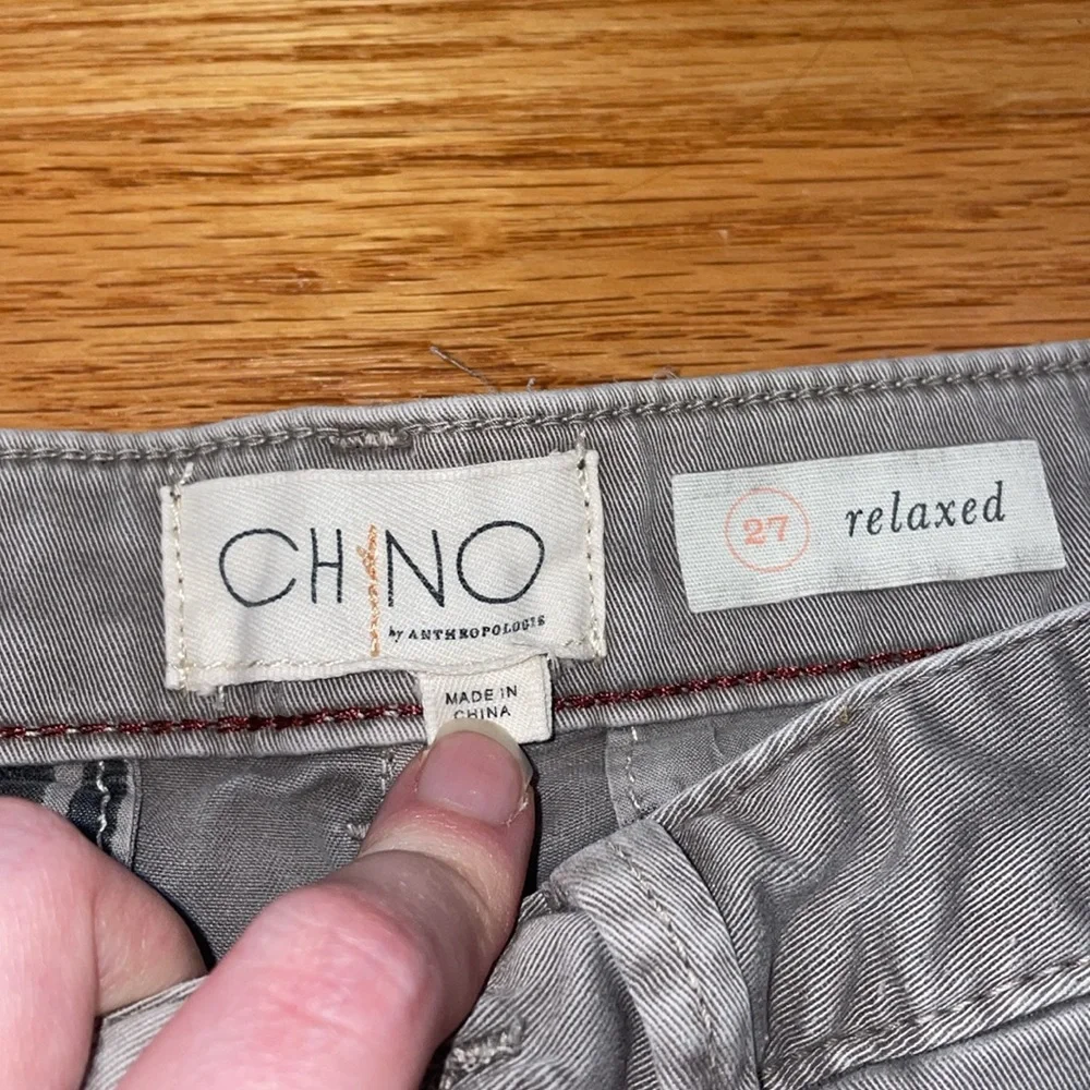 Grey chino by Anthropologie shorts